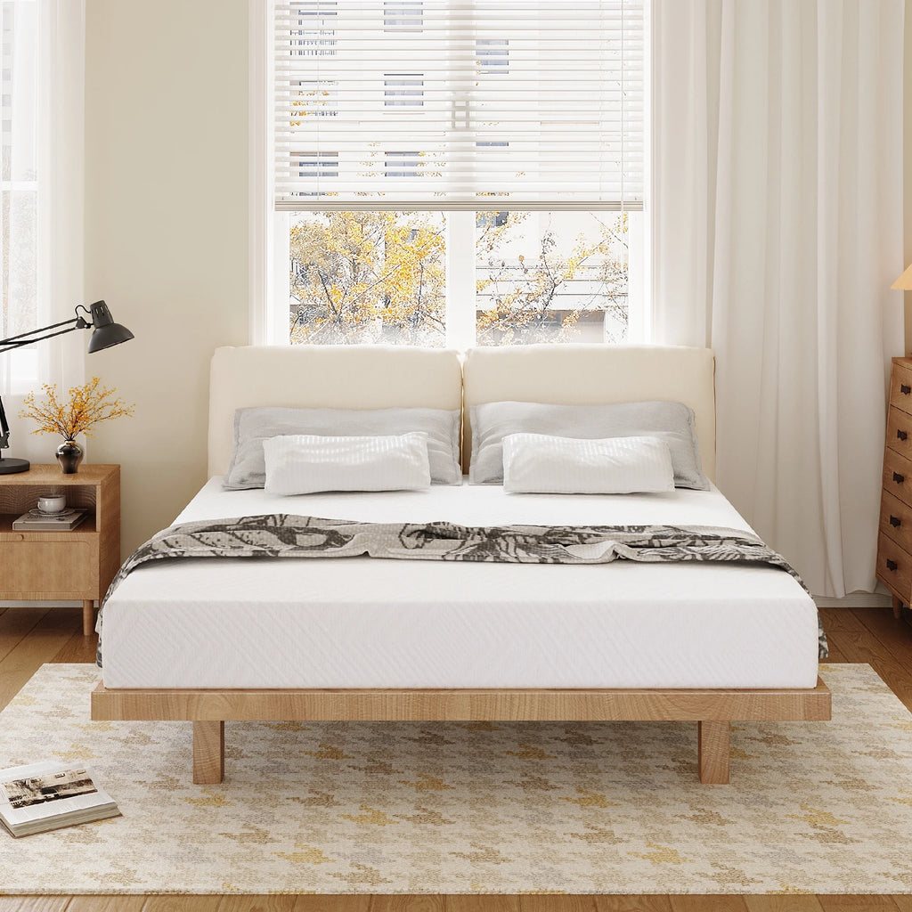 White Twin 6 inch Memory Foam Mattress F4576