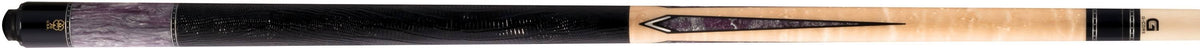 19 Ounce Lizard Embossed Black Leather Cue A58012
