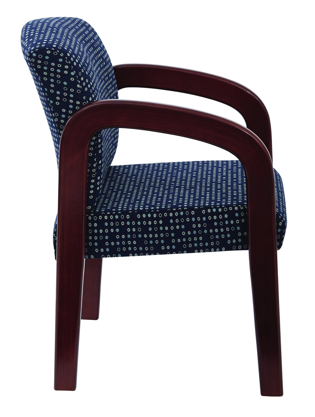 Cherry Finish Wood Visitor Chair Q4363