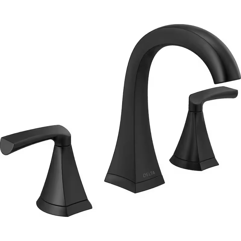 Matte Black 2-Handle Bathroom Faucet R13314
