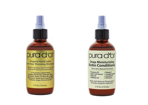 Anti-Thinning Biotin Shampoo & Moisturizing Conditioner Set 16oz x2 O85101