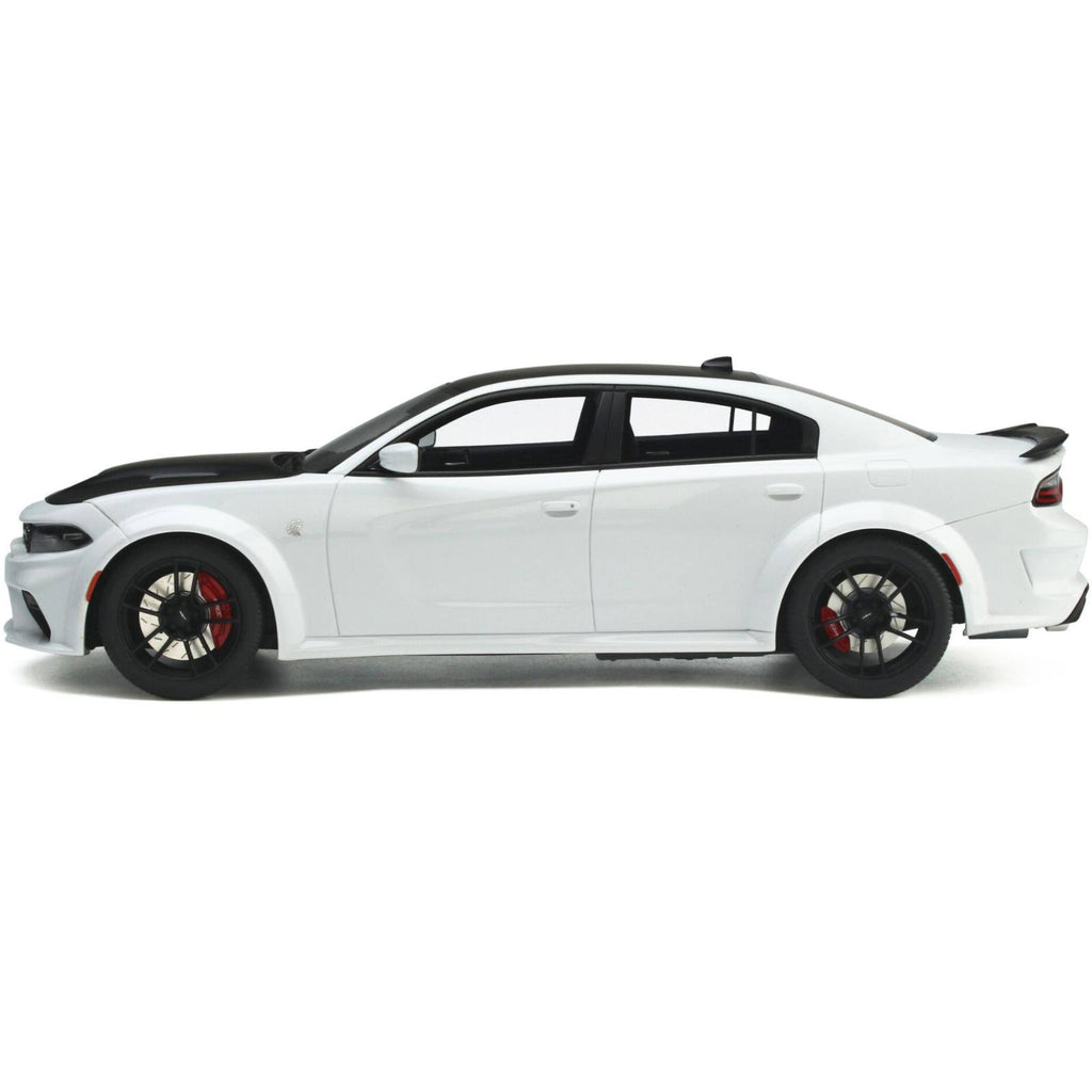 White 1/18 Dodge Charger SRT J44354