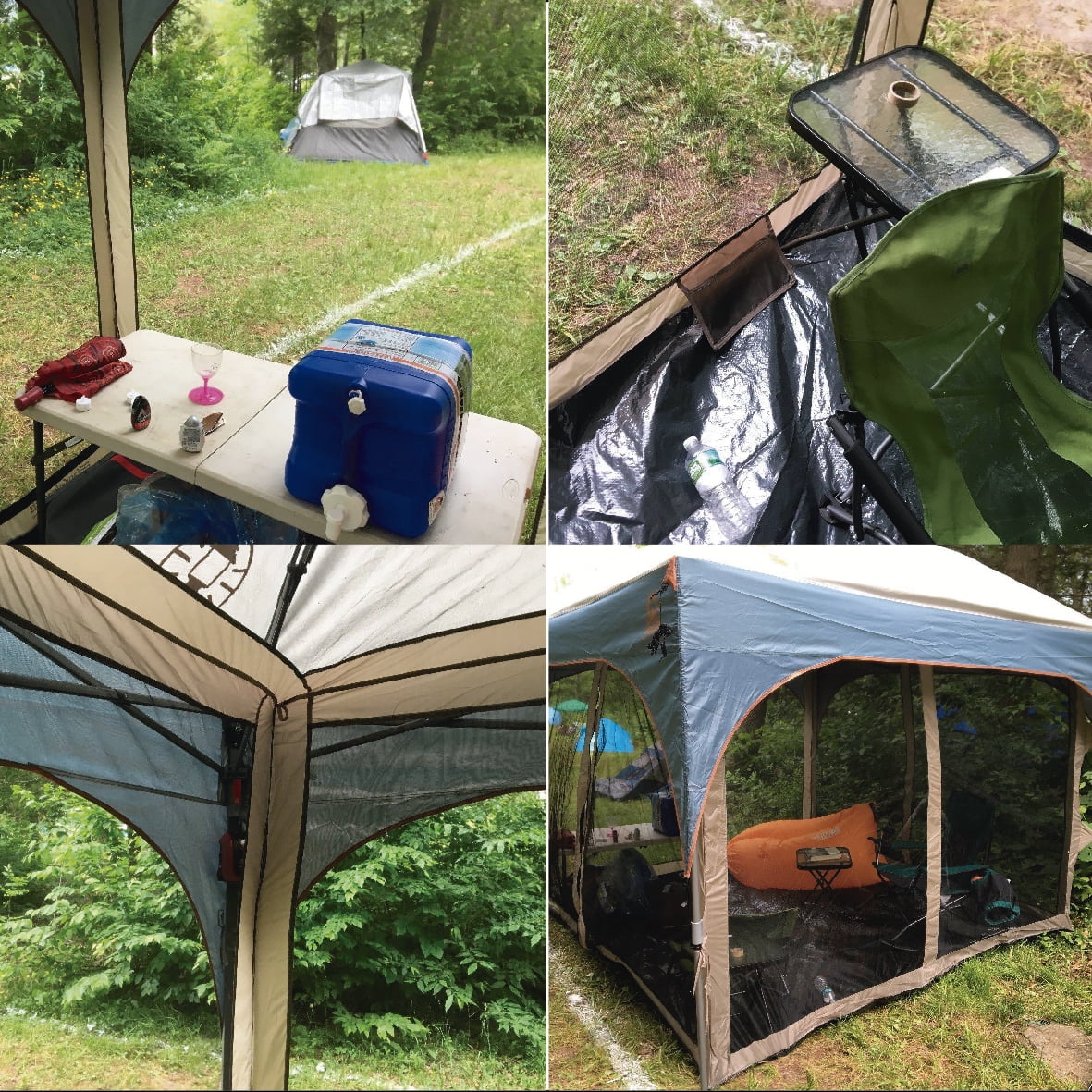 10' x 10' Screen Houses, Brown Q176