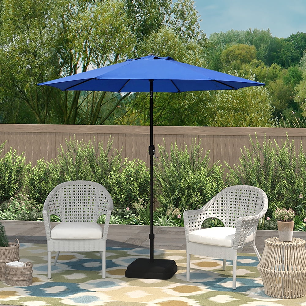 9ft Patio Umbrella with Crank and Tilt Red O50901