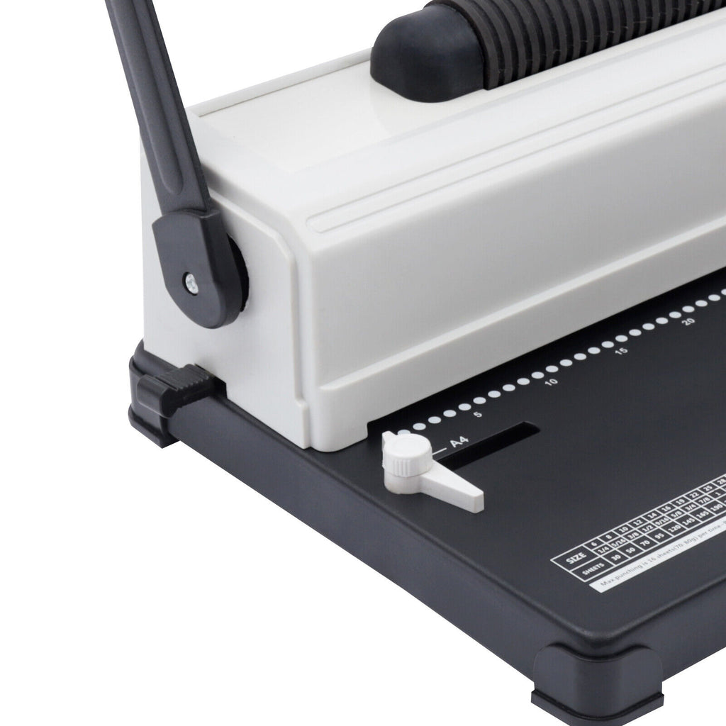 46 Holes Manual Coil Binding Machine with Electric Coil Inserter G544