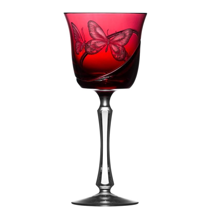 Raspberry Water Goblet I17652