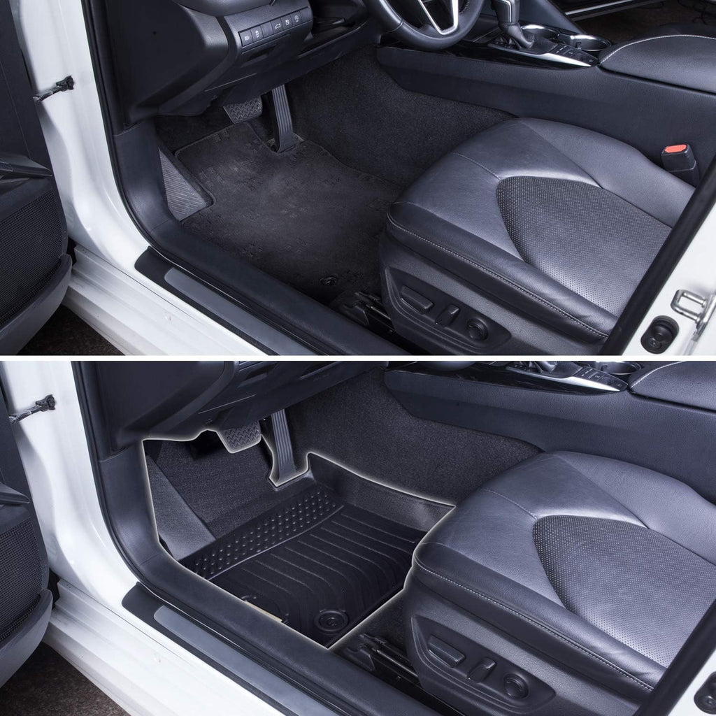 Black Floor Mats Liners for GV80 5 Seats 2021 2022 Heavy Duty All Weather Guard Front Rear Auto Carpet O46990