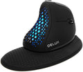 Wireless Ergonomic Vertical Mouse with OLED Screen, 7200DPI, Rechargeable W891