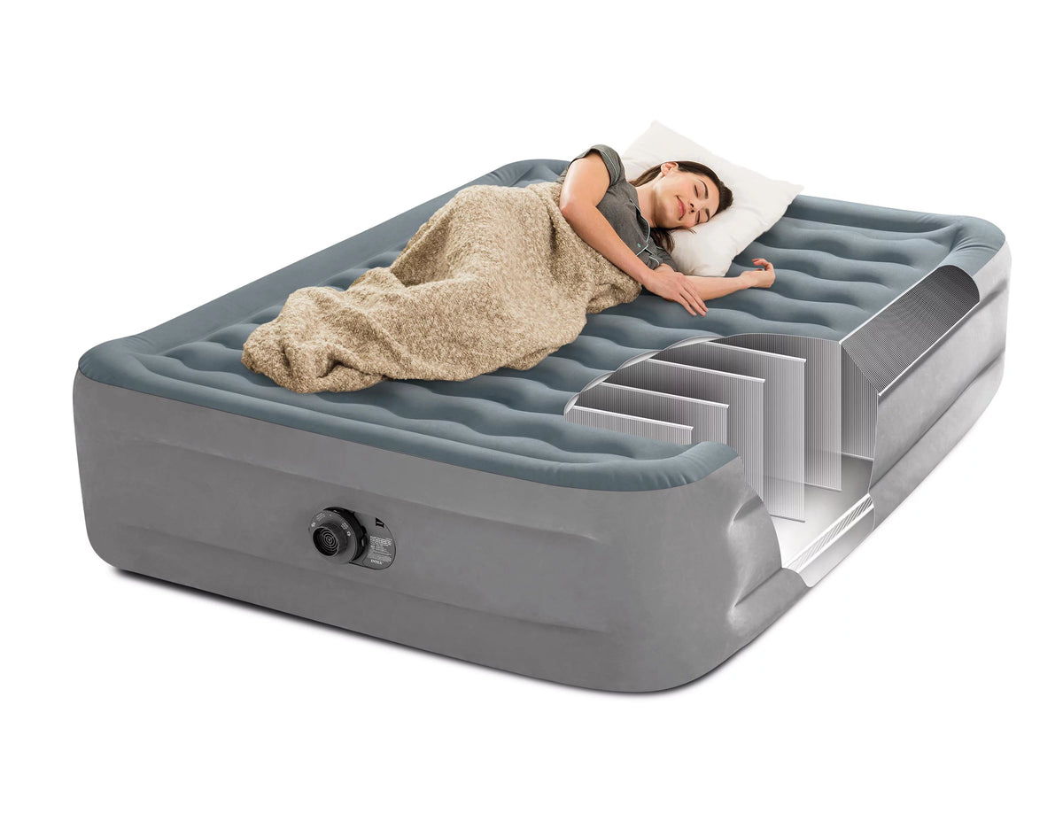 Twin Air Mattress with Built-in Pump J1290