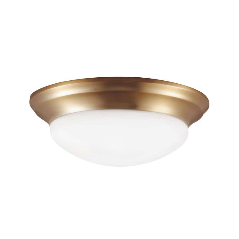 Bronze Three Light Flush Mount S27337