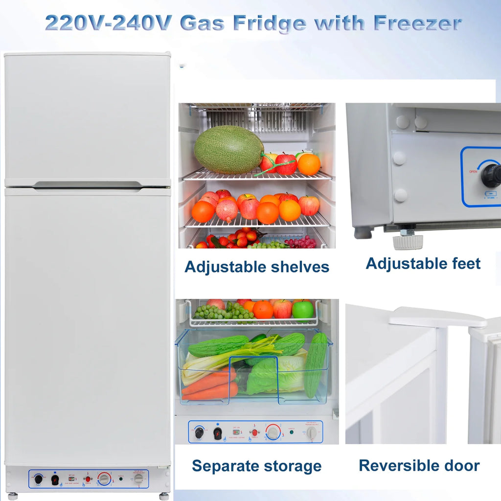 9.4 Cu ft Propane Refrigerator AC 110V E101