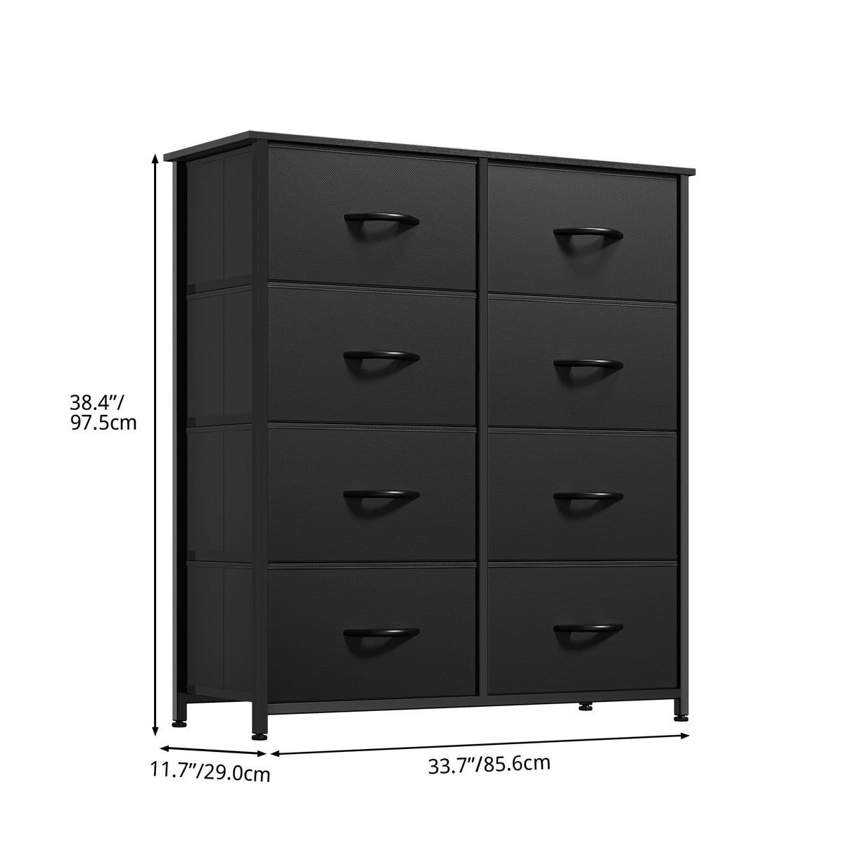 8 Drawer Fabric Dresser X9233