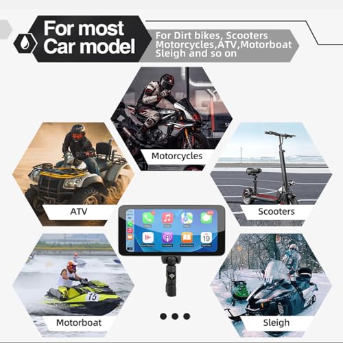 6.5 Inch Wireless CarPlay Android Auto GPS Touchscreen D536