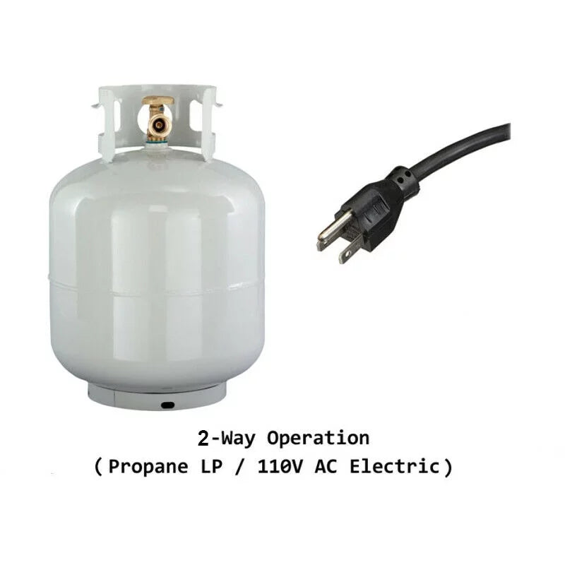 9.4 Cu ft Propane Refrigerator AC 110V E101
