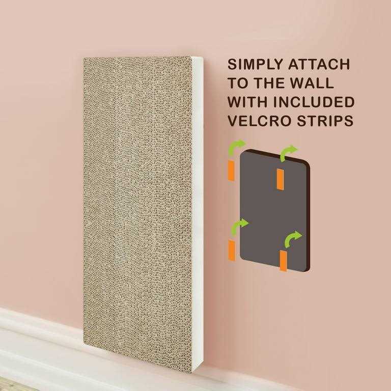 Wall Mount Cat Scratcher with Silvervine Catnip G751