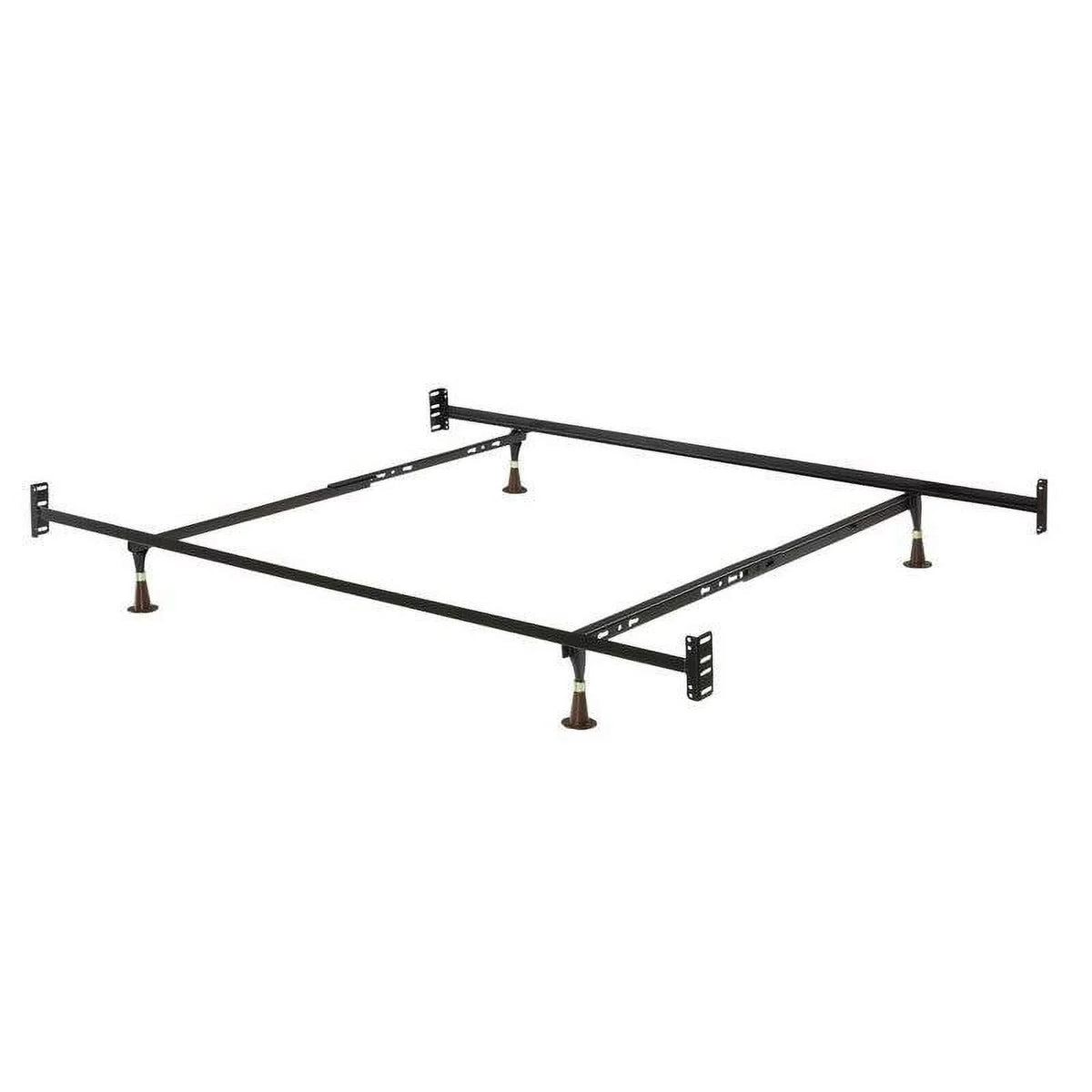 10-inch High Metal Bed Frame with Headboard and Footboard Q294590