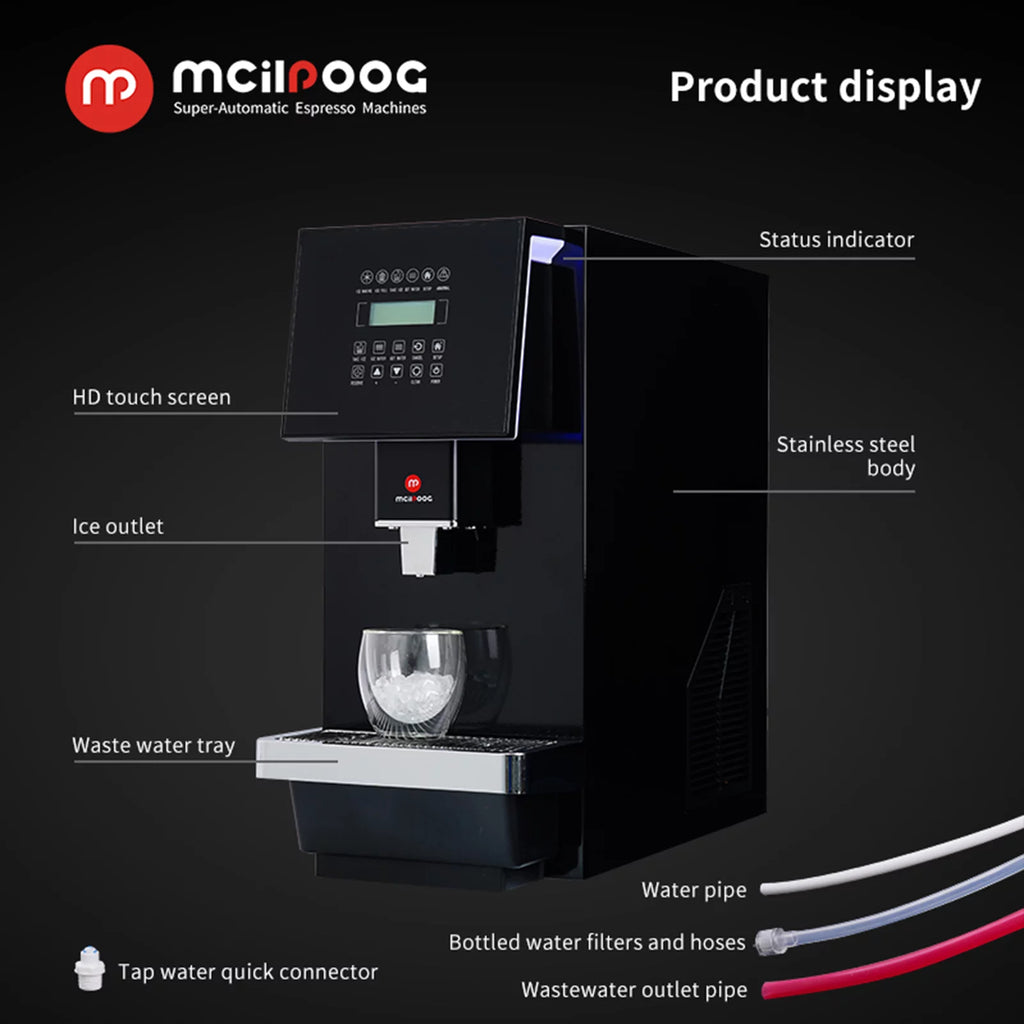 Fully Automatic Stainless Steel Ice Maker W669