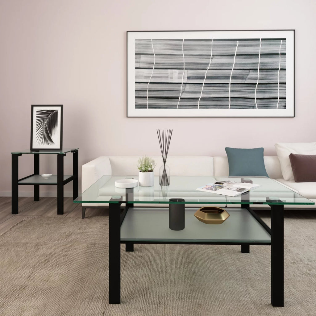 39.37" Glass Coffee Table P734933