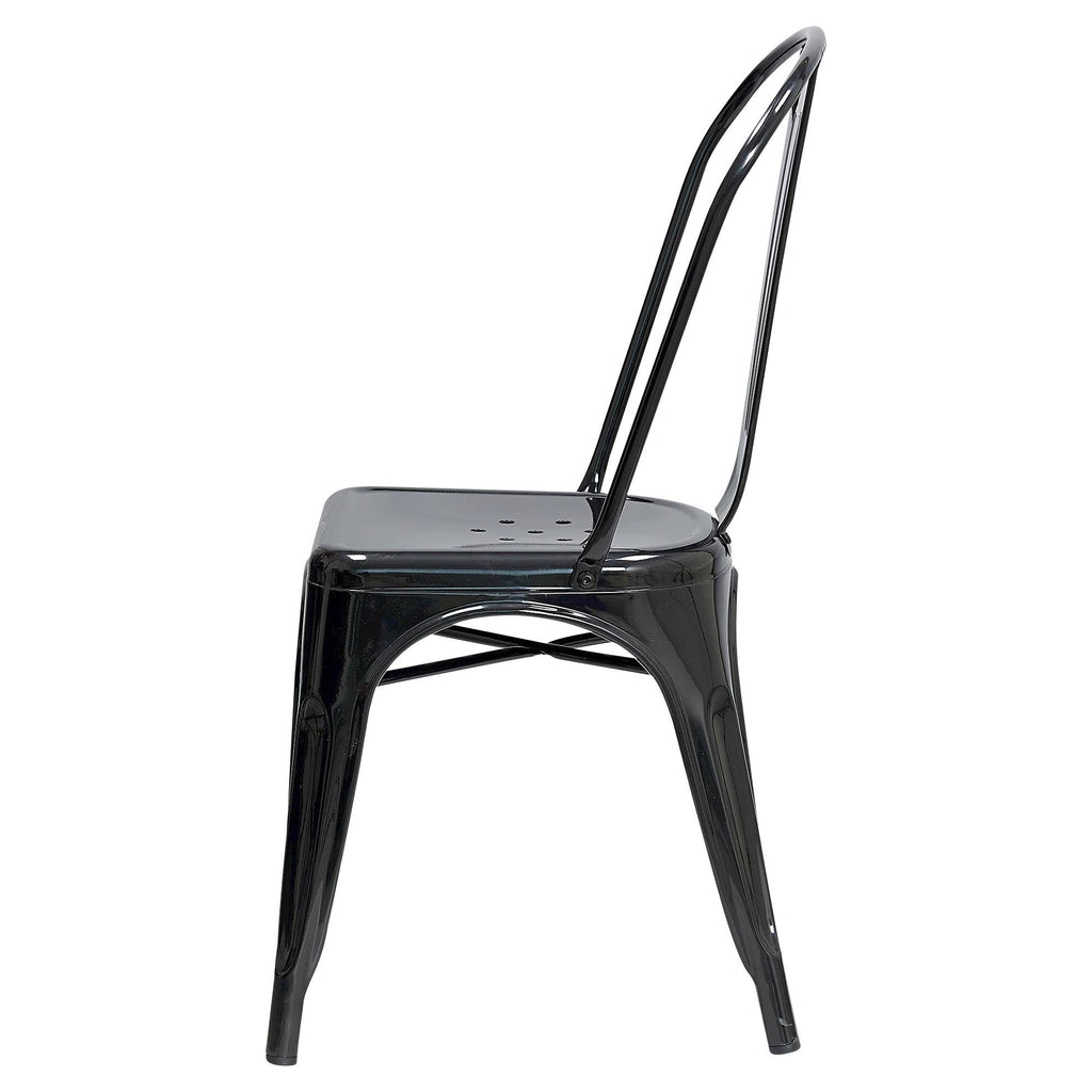 Black High Back Dining Chair Set of 2 Z653208