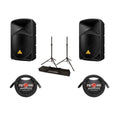 2 Pack 12" Active PA Speaker System R575