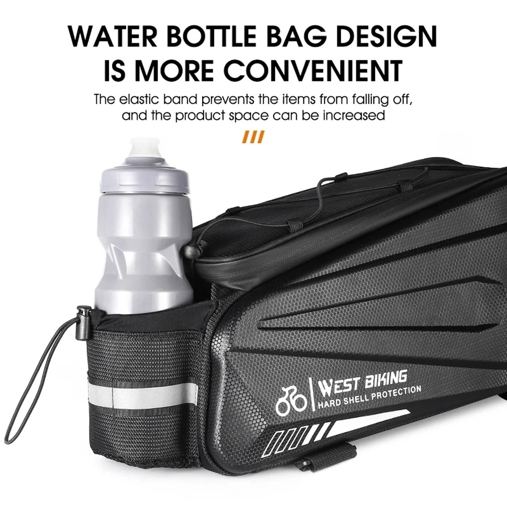 8.6L Waterproof Bicycle Rear Bag with Reflective Strips P556