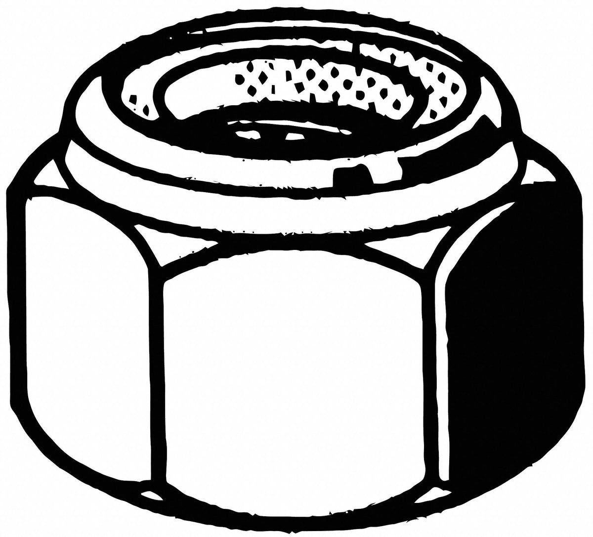 Lock Nut, 3/8-16, pk1200 R688