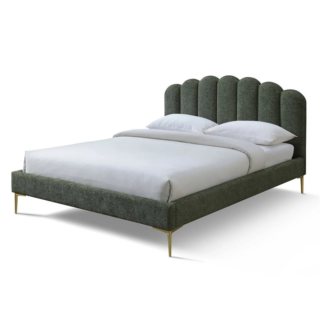 Forest Green Queen Platform Bed G50597
