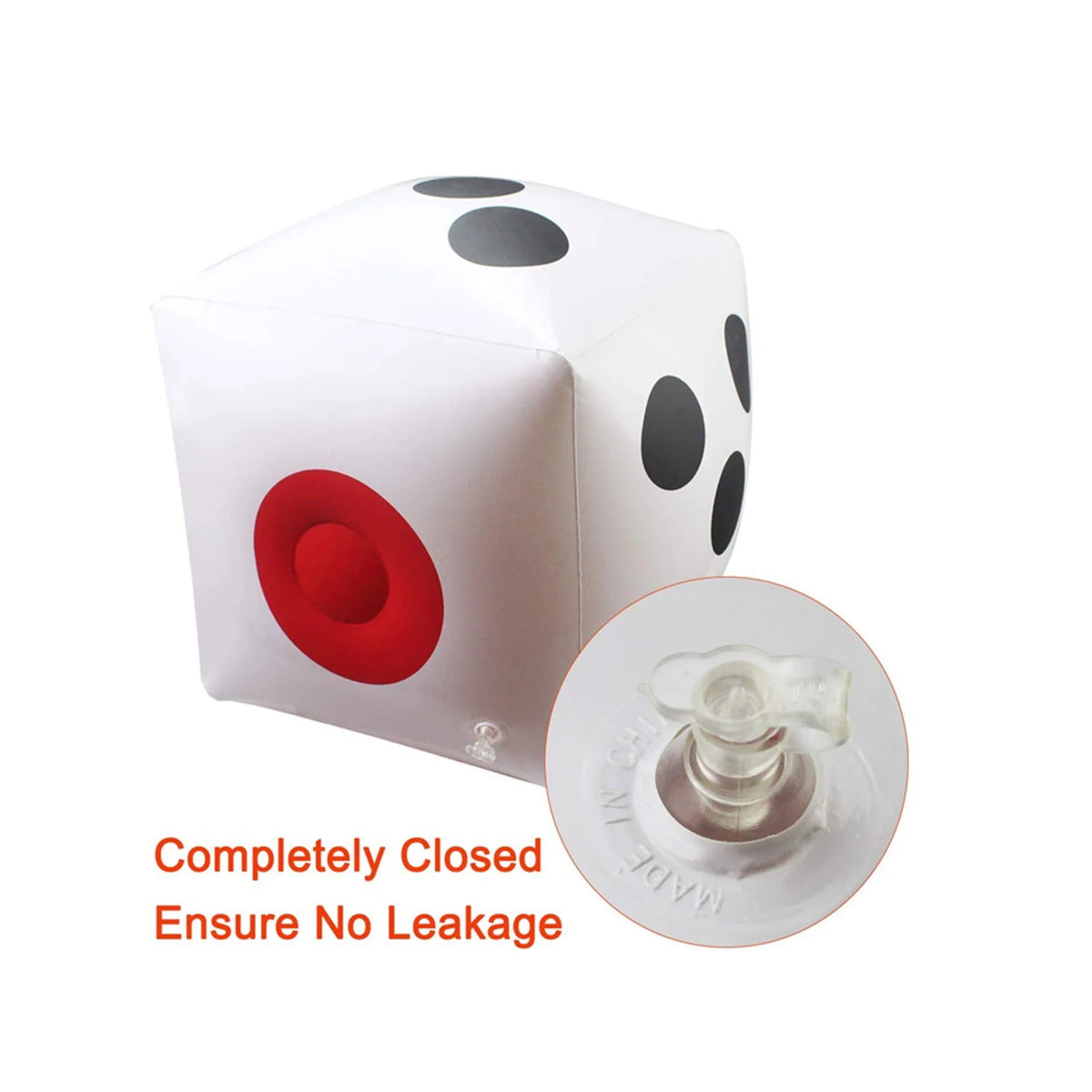 Inflatable Dice Set 13 Inch Outdoor Game Decorations N85074