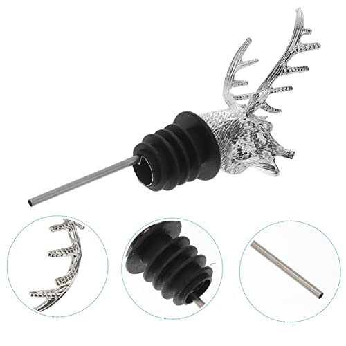 Deer Head Wine Pourer with Silicone Stopper S206