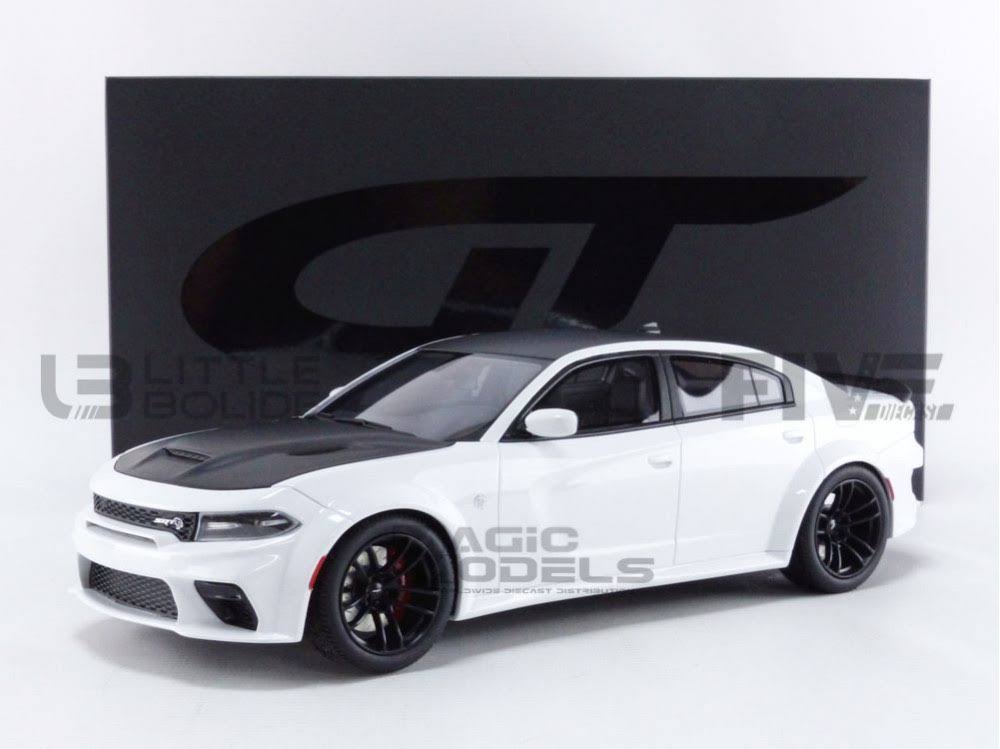 White 1/18 Dodge Charger SRT J44354