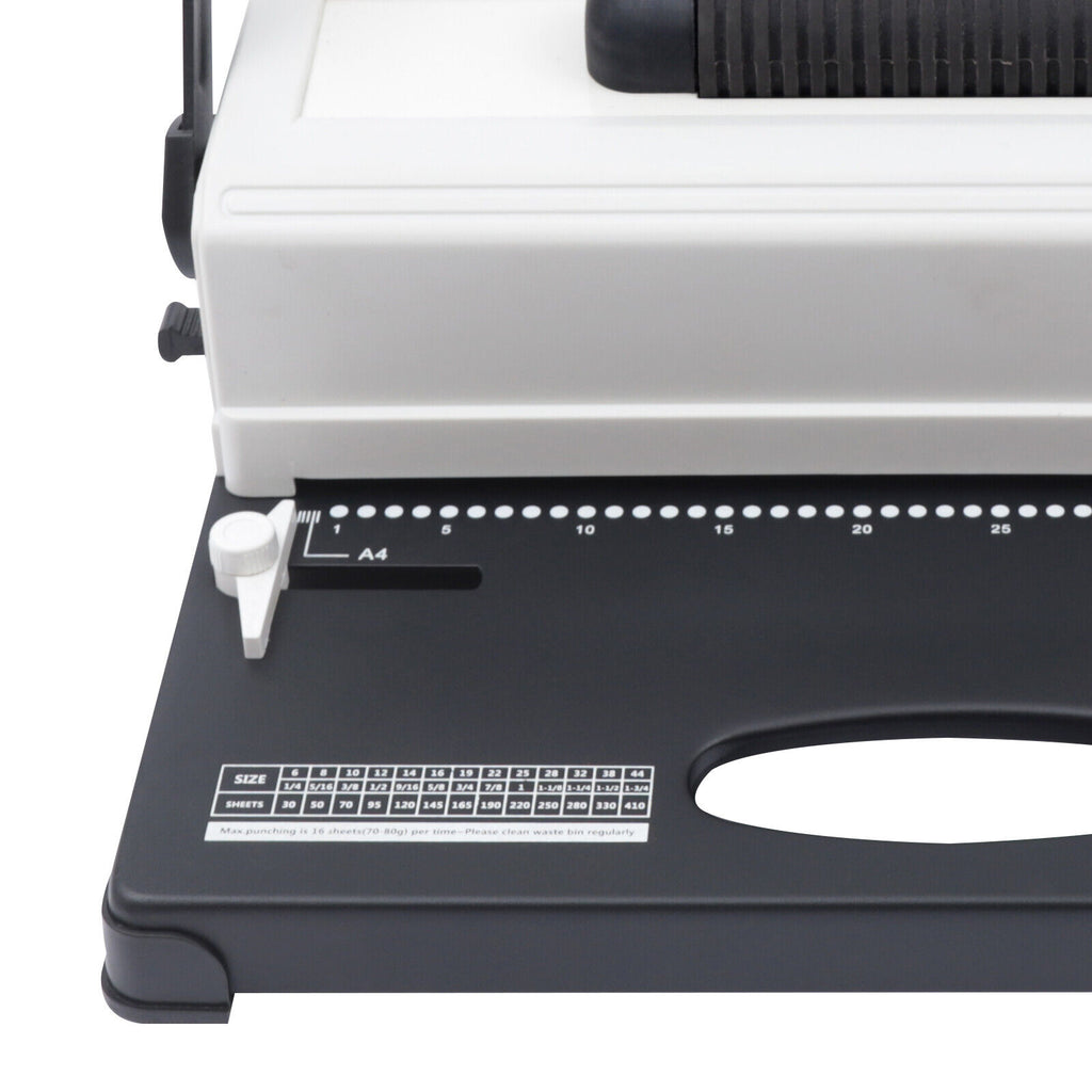 46 Holes Manual Coil Binding Machine with Electric Coil Inserter G544