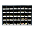 3760 Piece Bolt Bin Kit Grade 8 Nut Bolt Washer Assortment Hex Head Cap Screws Flat and Lock Washers 40 Hole Bin F7773