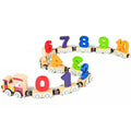 Wooden Magnetic Train Building Blocks Puzzle Toys L30667