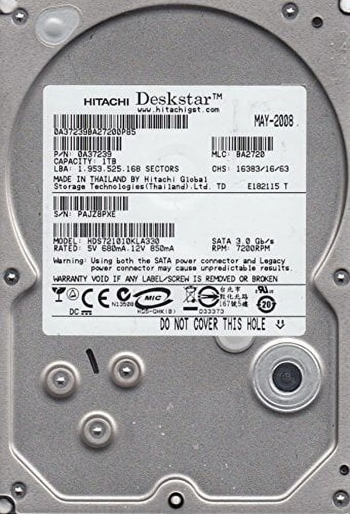 1TB SATA 3.5 Hard Drive Q738