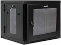 9U Wall-Mount Network Cabinet Enclosure, 450mm Depth, Hinged Back, Swing Gate Server Cabinet Z897186